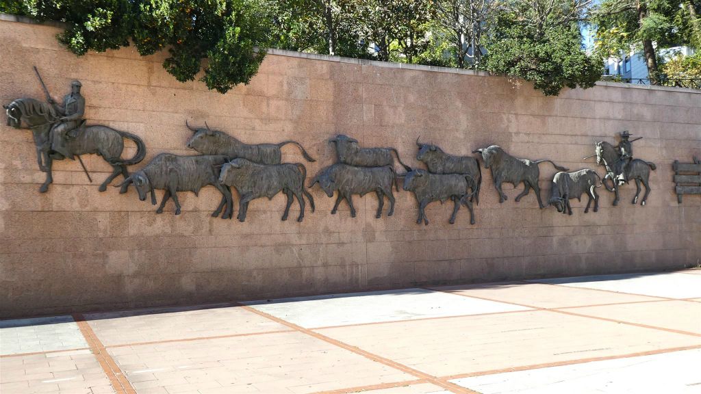 MADRID - enkele beelden bij de stierengevecht arena Las Ventas