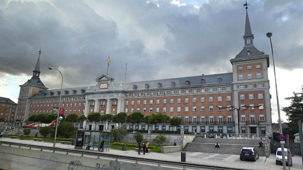 MADRID - een gebouw van de Spaanse luchtmacht