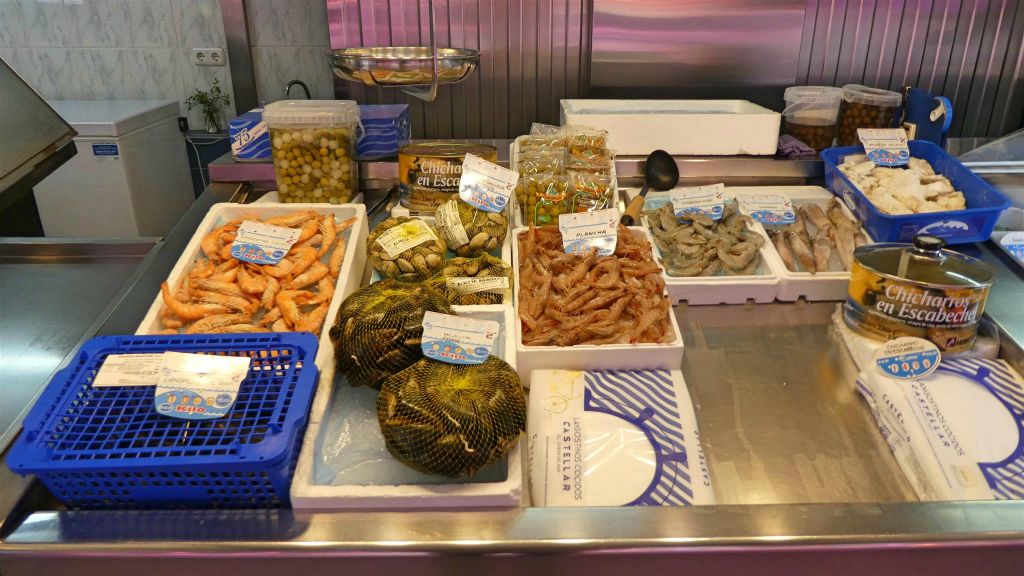 SALAMANCA - een viskraam in de centrale markt