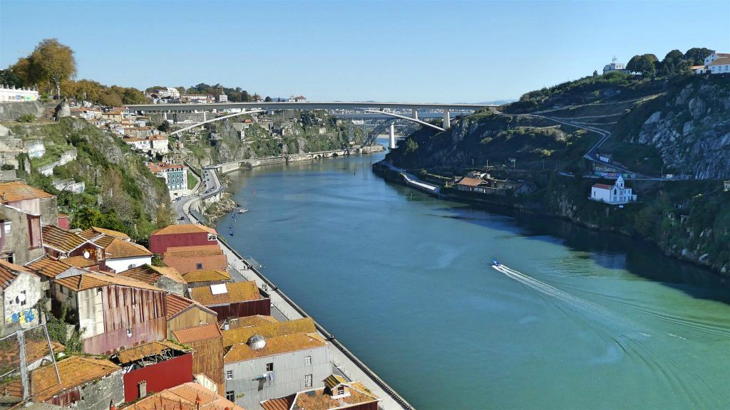 PORTO - de infante dom henrique-brug over de Douro rivier