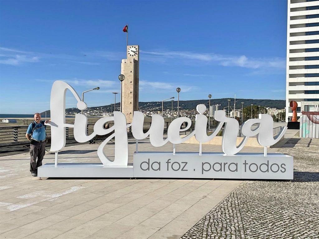 FIGUEIRA DA FOZ - Carlos bij de Figueira letters