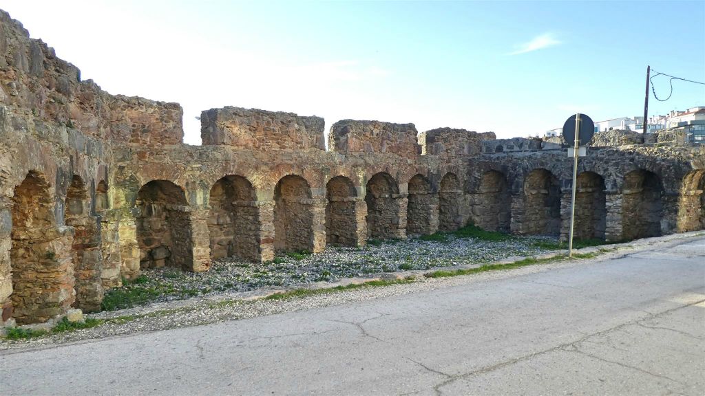 FIGUEIRA DA FOZ - de restanten van een oude stadsmuur