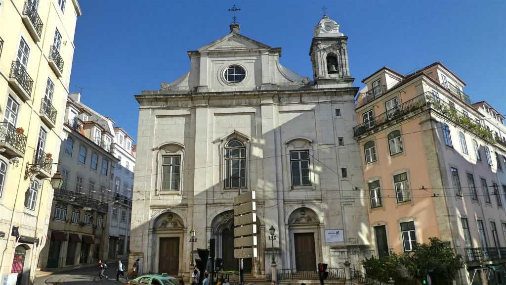 LISSABON - de kerk van de Magdalena