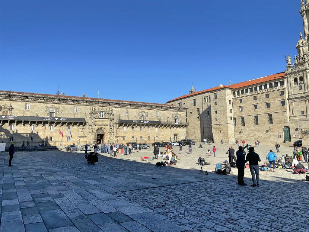 SANTIAGO DE COMPOSTELLA - het Obradoiro-plein