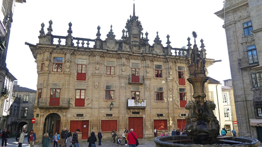 SANTIAGO DE COMPOSTELLA - het huis Casa do Cabido
