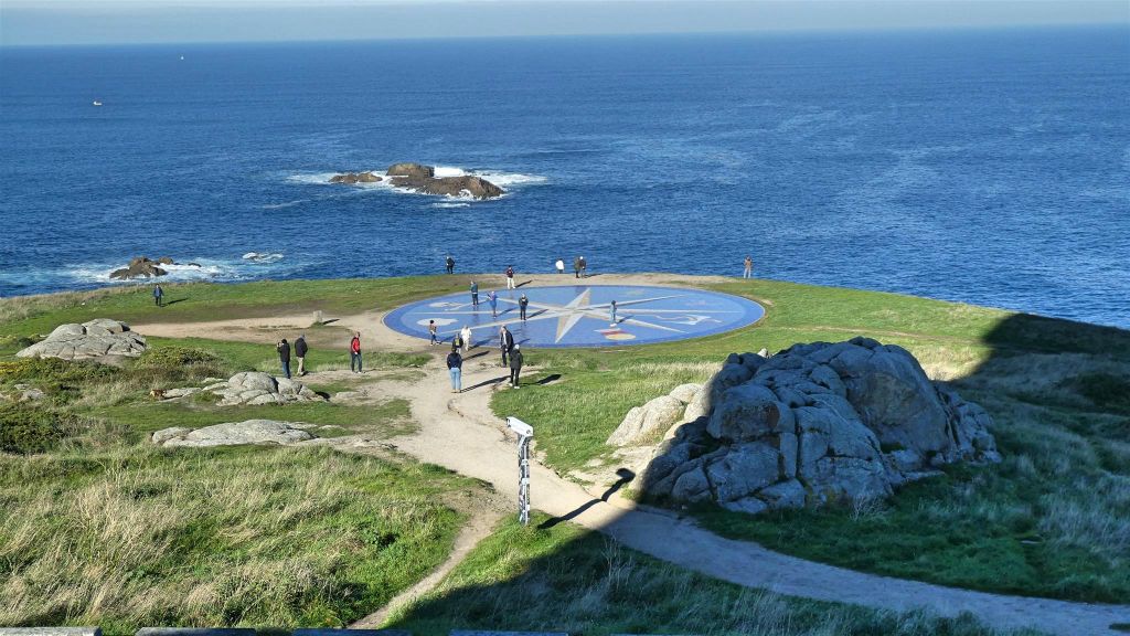 LA CORUÑA - een windroos van mozaïek
