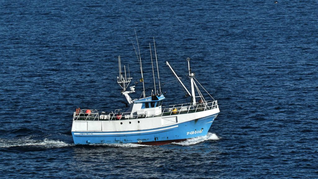 LA CORUÑA - een vissersboot