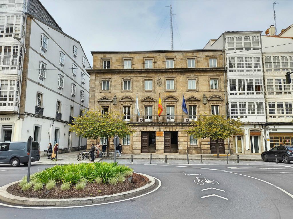 LA CORUÑA - een overheidsgebouw