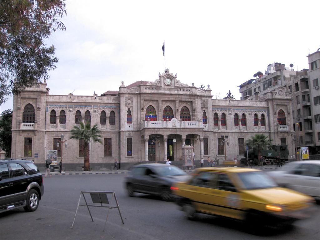 SYRIЁ - DAMASCUS - het oude treinstation