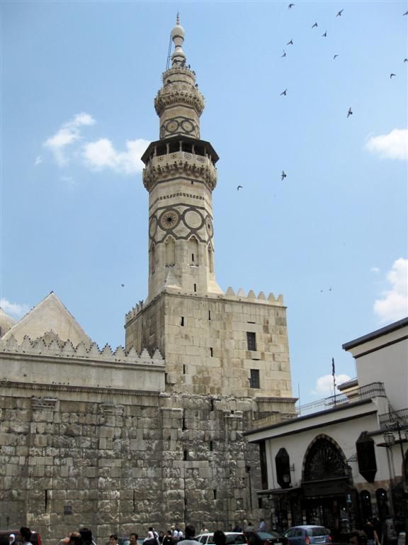 SYRIЁ - DAMASCUS - toren van Omaijadenmoskee