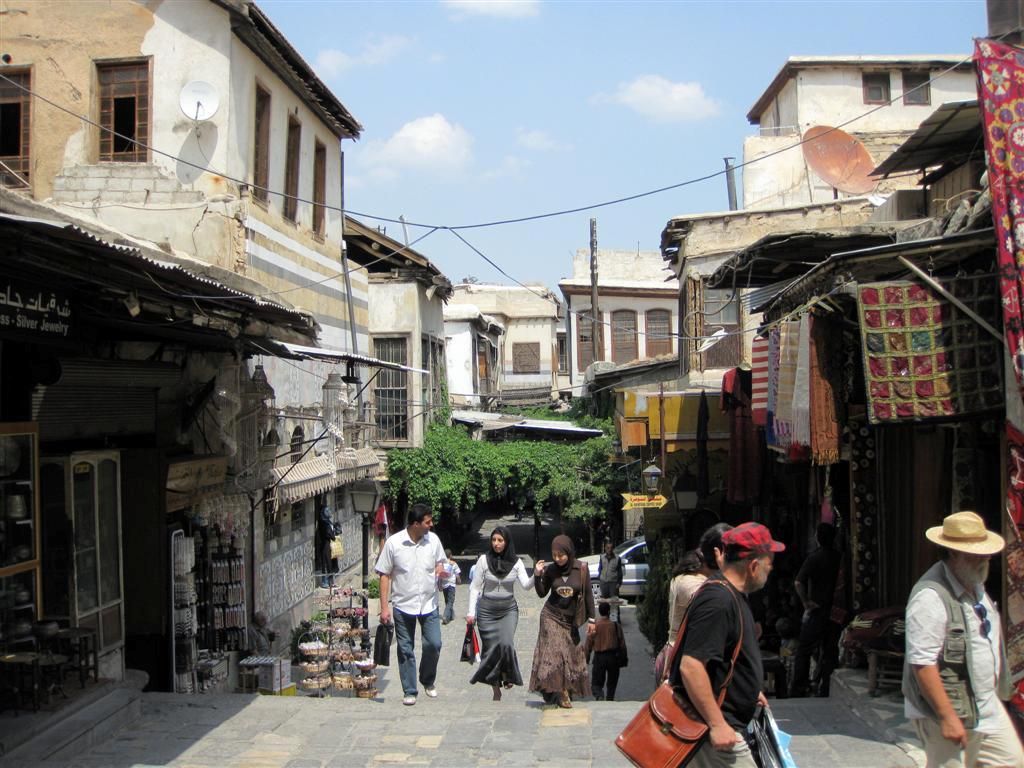 SYRIЁ - DAMASCUS - straatbeeld in oude binnenstad