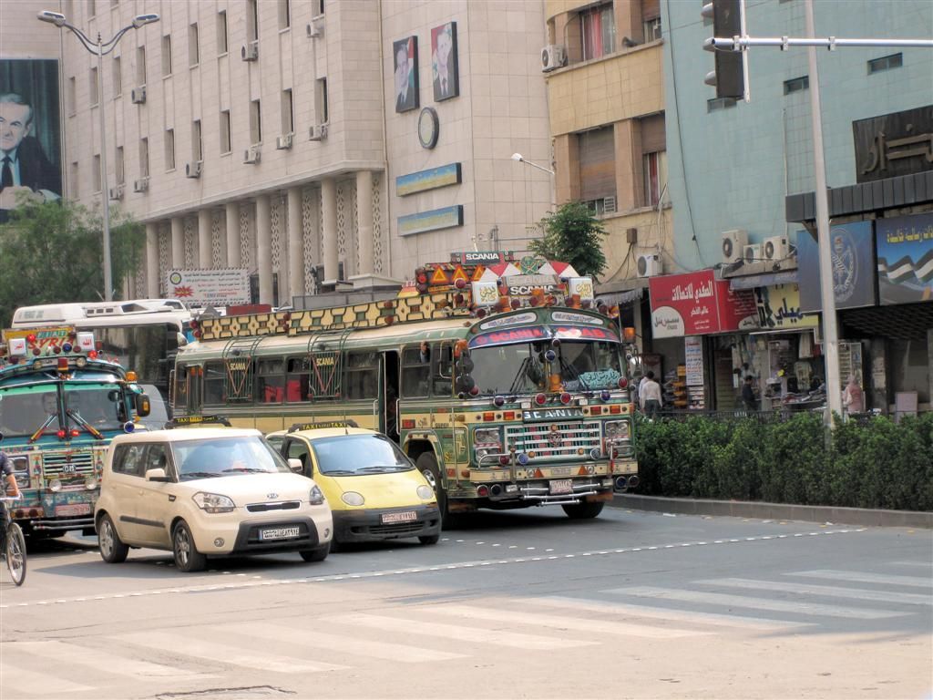 SYRIЁ - DAMASCUS - lokale bus
