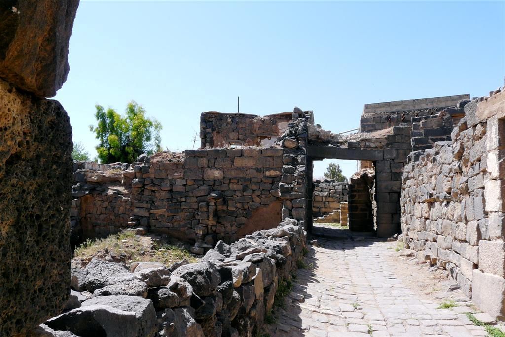 SYRIЁ - BOSRA - hedendaagse straat