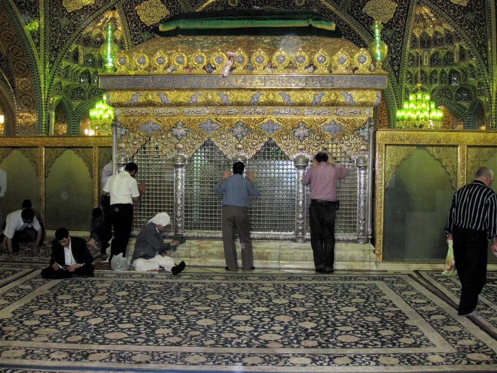 SYRIЁ - DAMASCUS - tempel van Saiyida Roukiyyah in de Shiïtisch Roukiyyah moskee