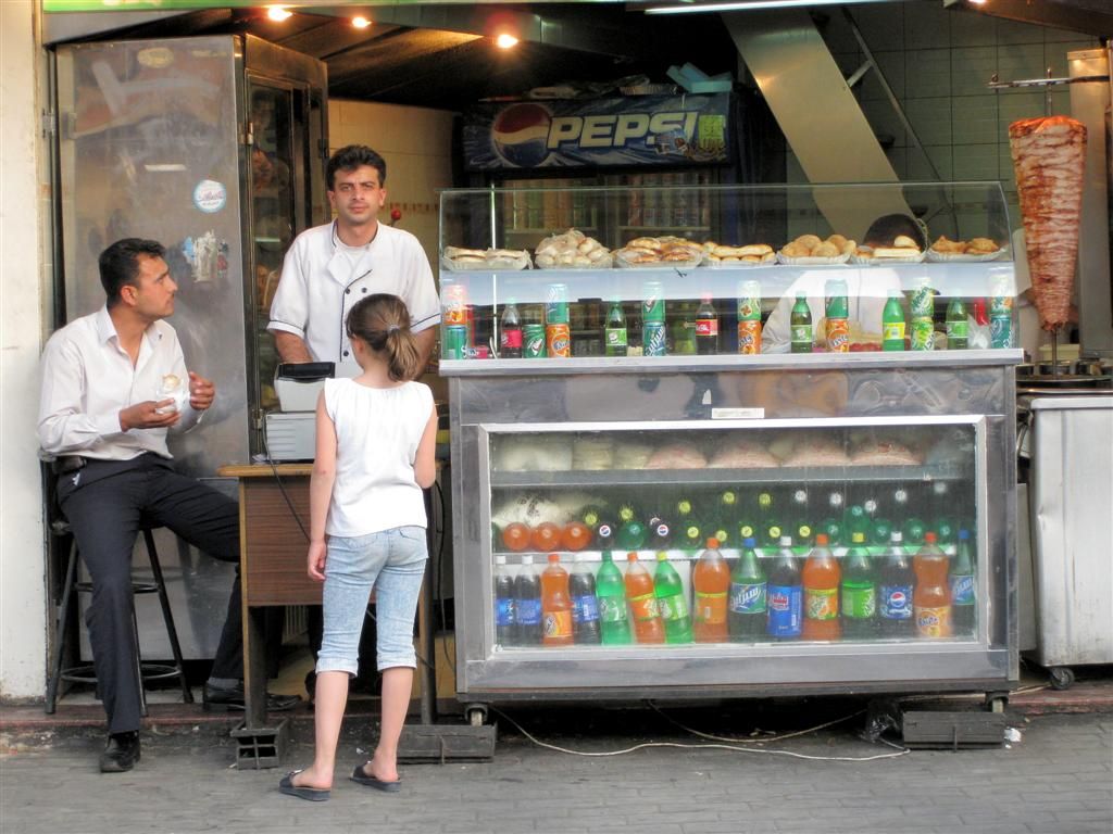 SYRIЁ - DAMASCUS - shoarma kraam