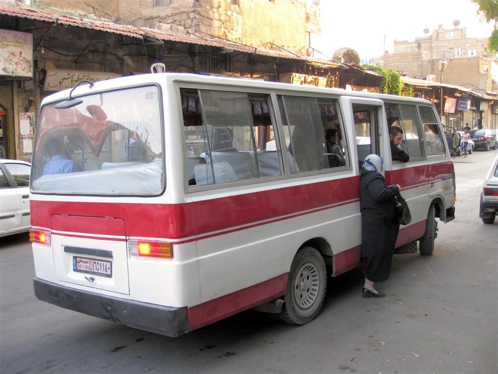SYRIЁ - DAMASCUS - lokale bus