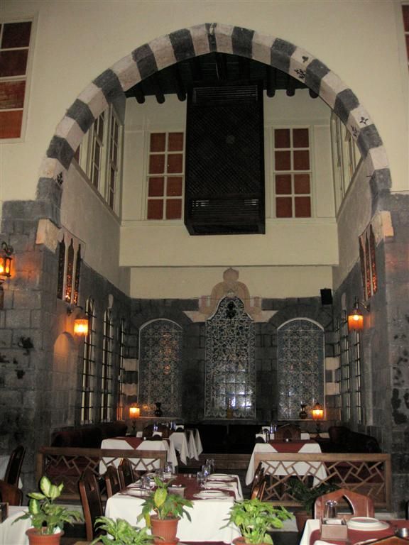 SYRIЁ - DAMASCUS - restaurant Leila