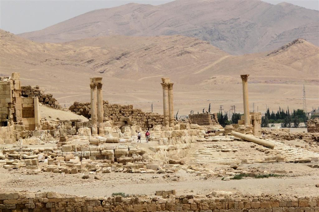 SYRIЁ - PALMYRA - romeinse overblijfselen stad Palmyra