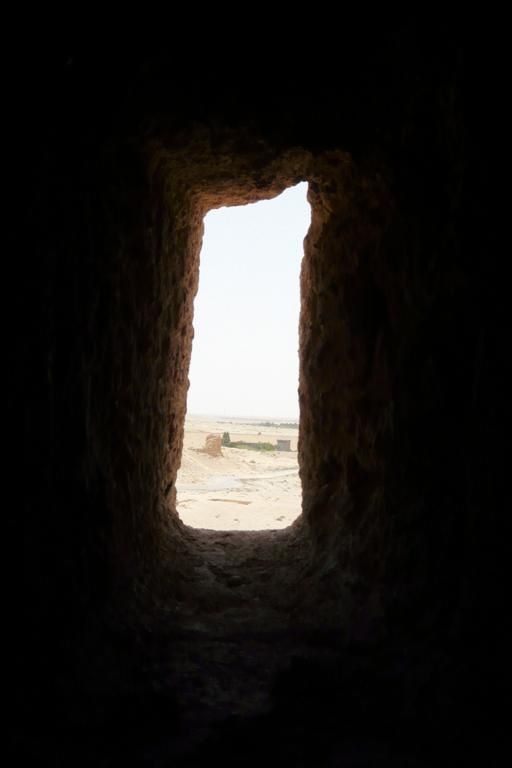 SYRIЁ - PALMYRA - uitzicht vanuit tweede verdieping graftoren van Elabel