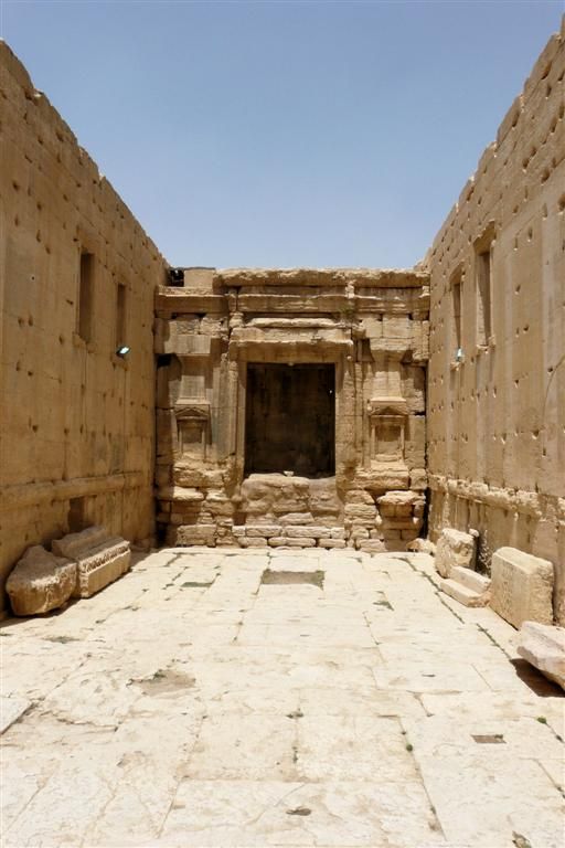 SYRIЁ - PALMYRA - binnenkant tempel van Bel
