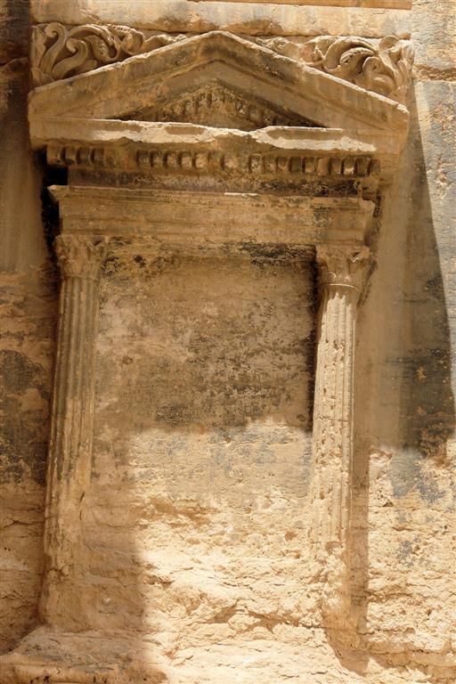 SYRIЁ - PALMYRA - versiering van tempel van Bel