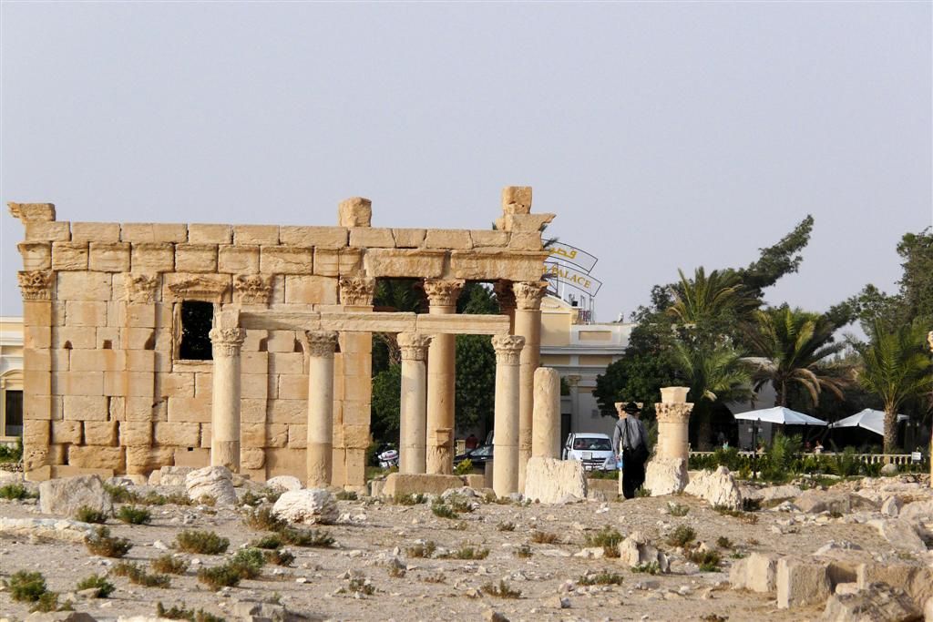 SYRIЁ - PALMYRA - romeinse overblijfselen van gebouw