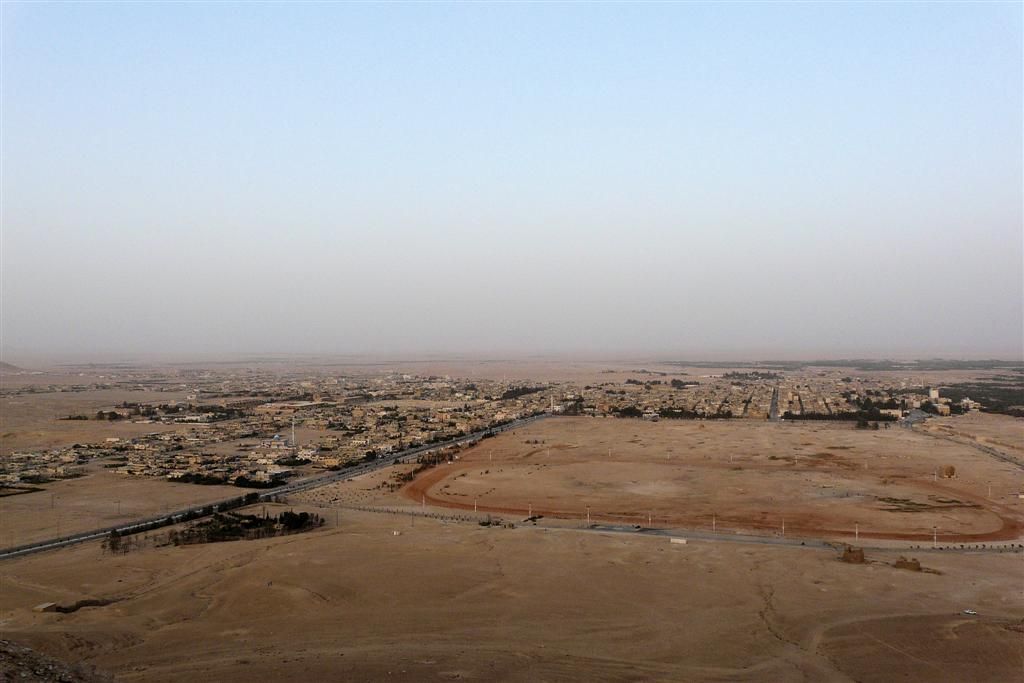 SYRIЁ - PALMYRA - overzichtsfoto huidge Palmyra