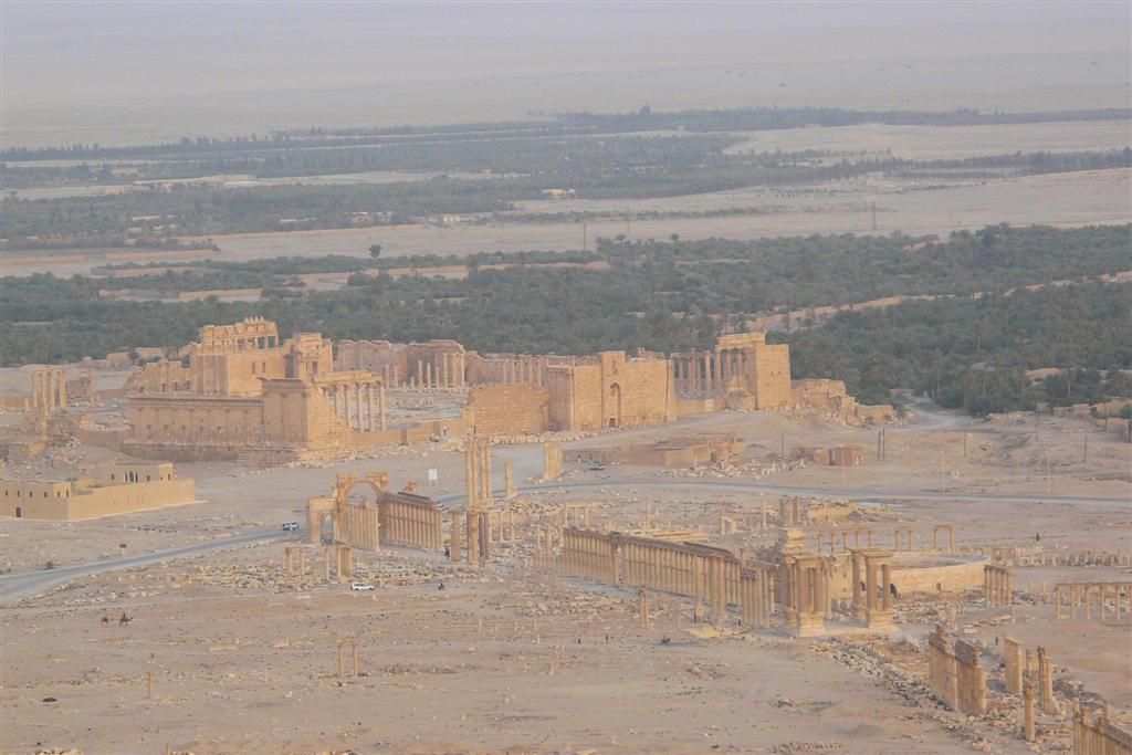 SYRIЁ - PALMYRA - overzichtsfoto romeinse stad