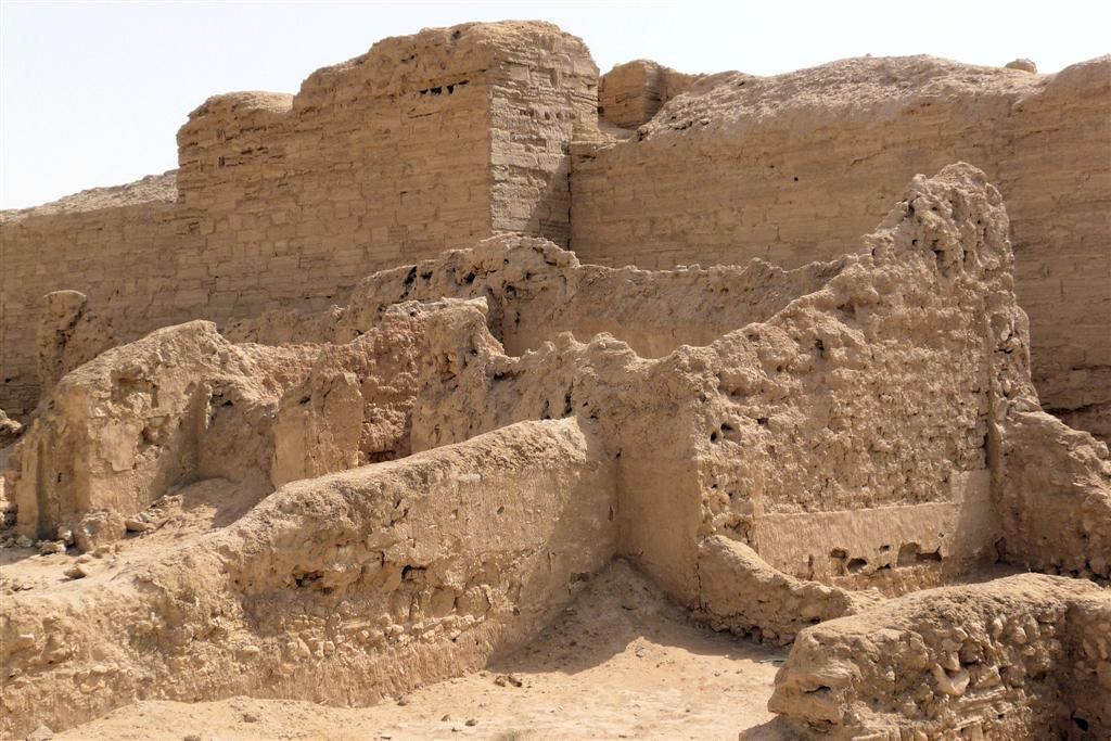 SYRIЁ - DURA EUROPOS - overblijfselen muren romeins gebouw