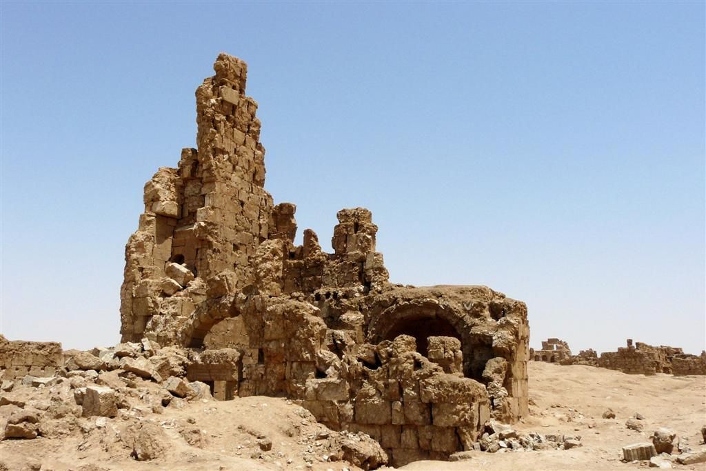 SYRIЁ - RASAFAH - een gedeelte romeinse stad