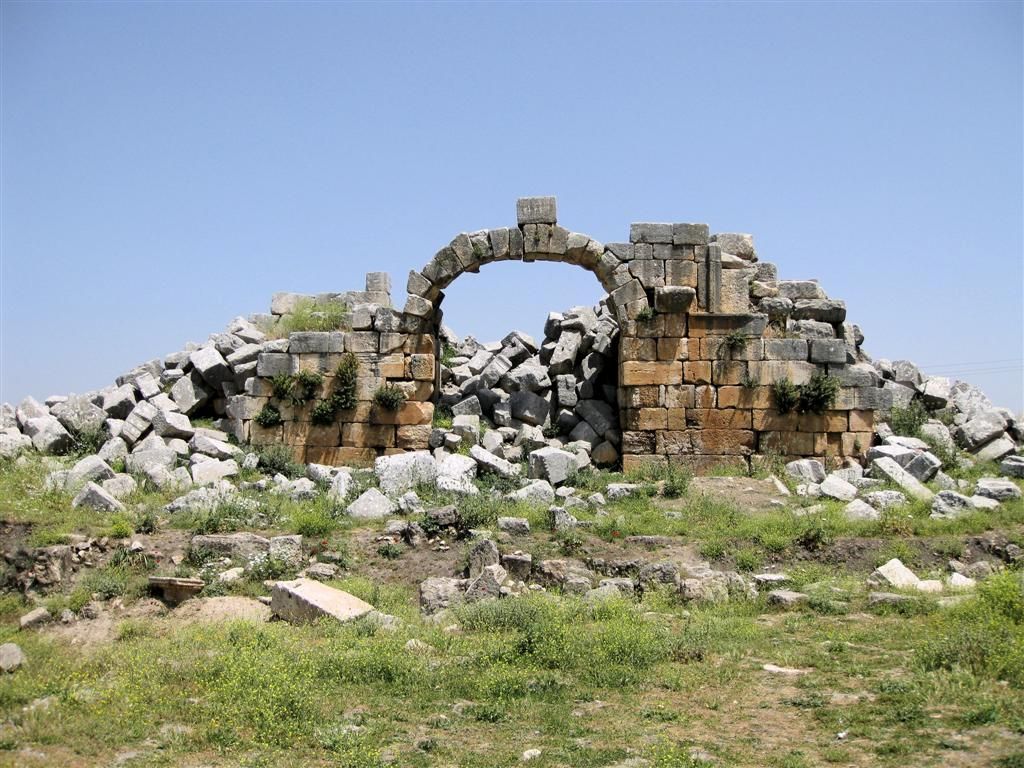 SYRIЁ - APAMEA - romeinse overblijfselen gebouw