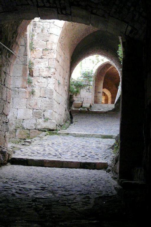 SYRIЁ - KRAK DES CHEVALIERS - gangenstelsel burcht