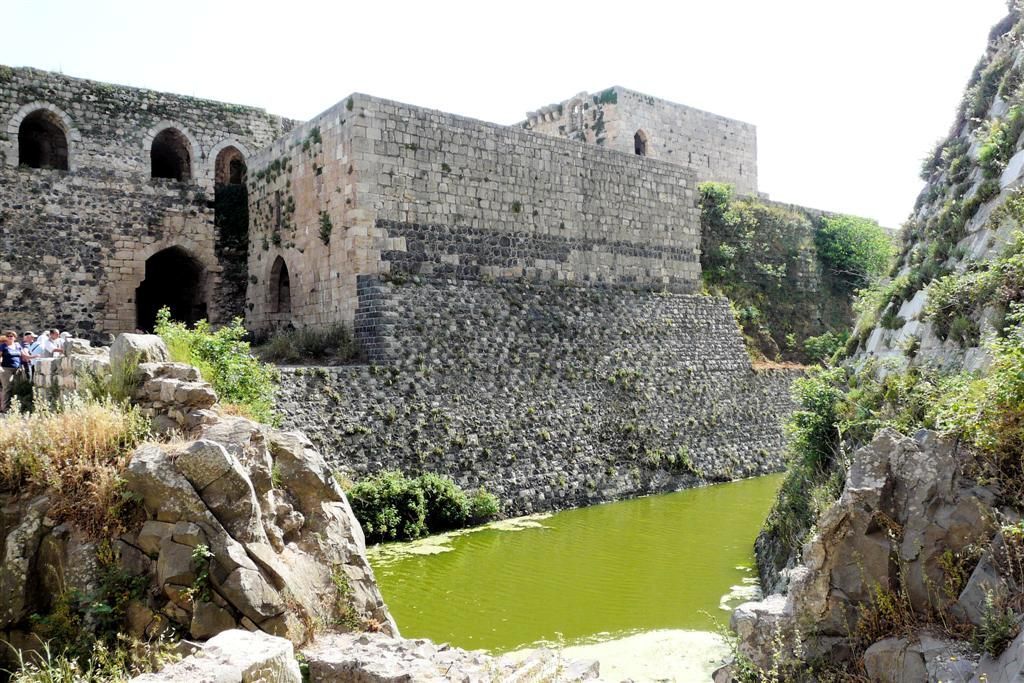SYRIЁ - KRAK DES CHEVALIERS - gracht