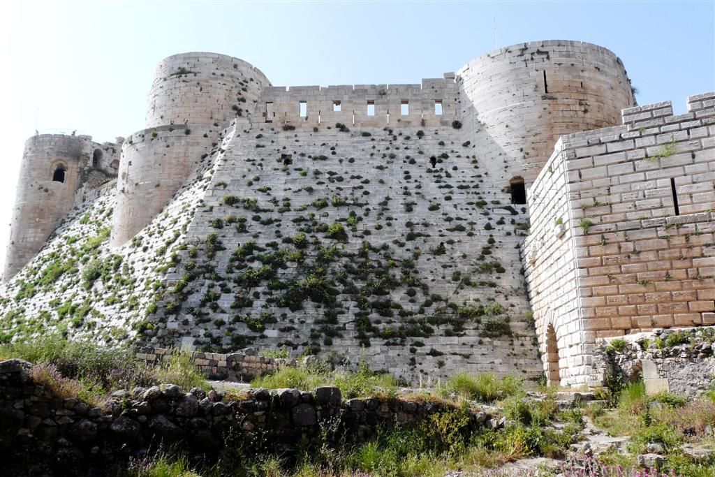 SYRIЁ - KRAK DES CHEVALIERS - torengedeelte burcht