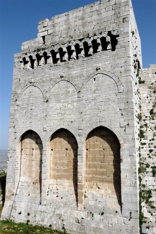 SYRIЁ - KRAK DES CHEVALIERS - een toren