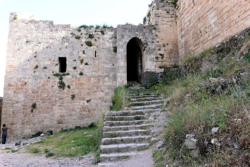 SYRIЁ - KRAK DES CHEVALIERS - gedeelte kasteel