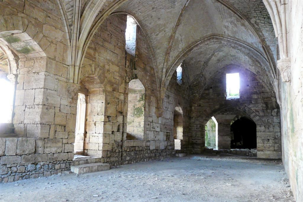 SYRIЁ - KRAK DES CHEVALIERS - binnen in ridderzaal