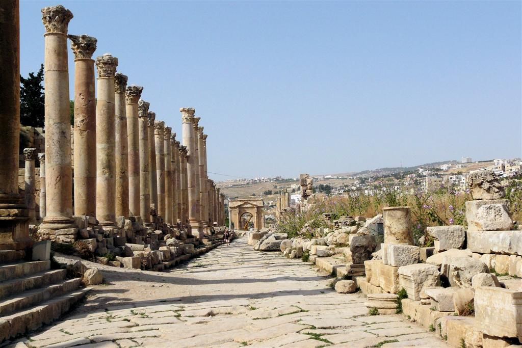 JORDANIЁ - JERASH - cardo
