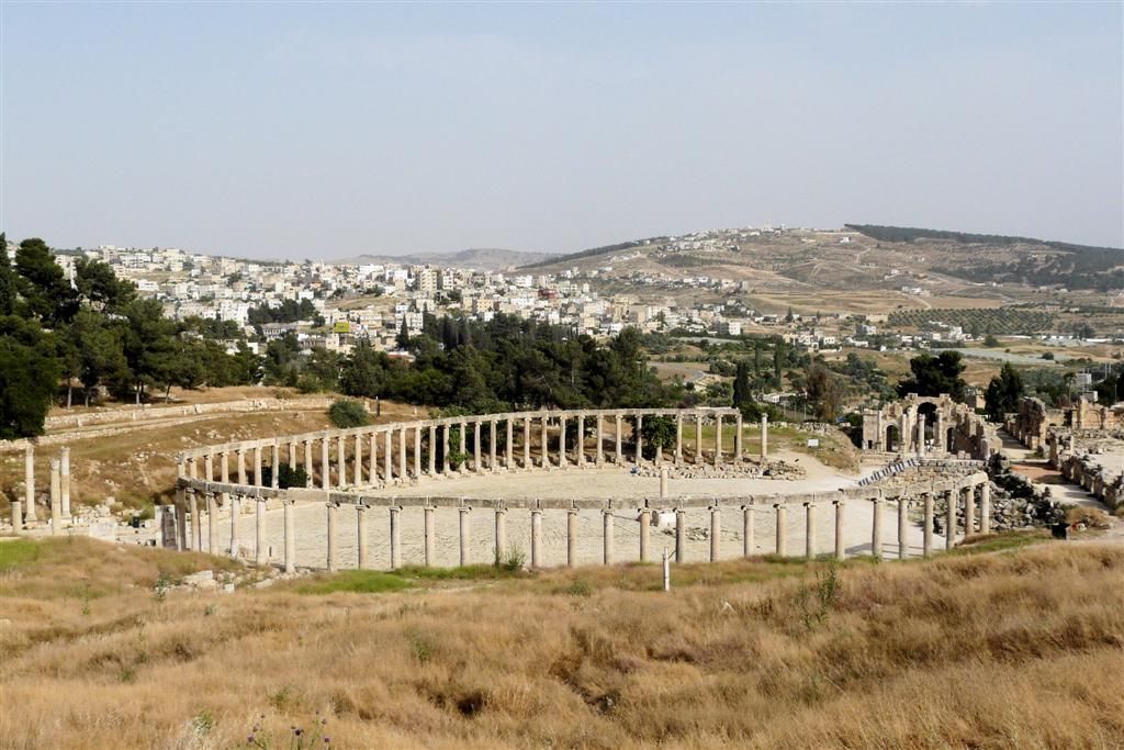 JORDANIЁ - JERASH - het ovale forum