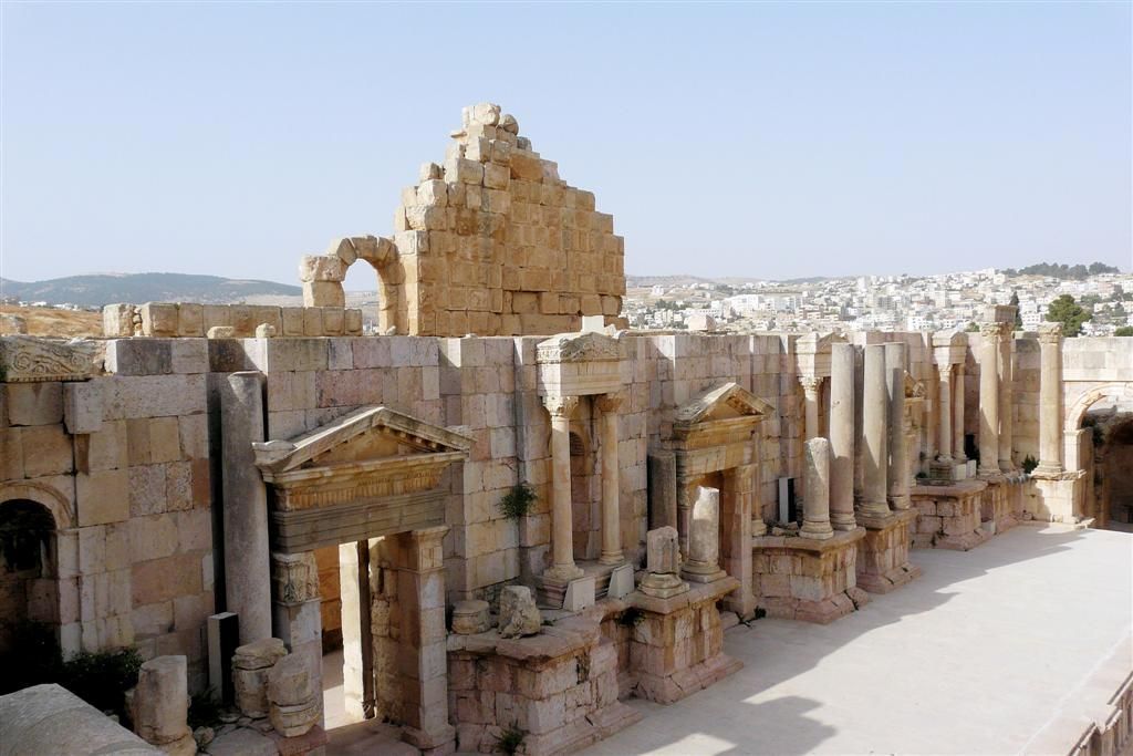 JORDANIЁ - JERASH - zuiderlijk theater