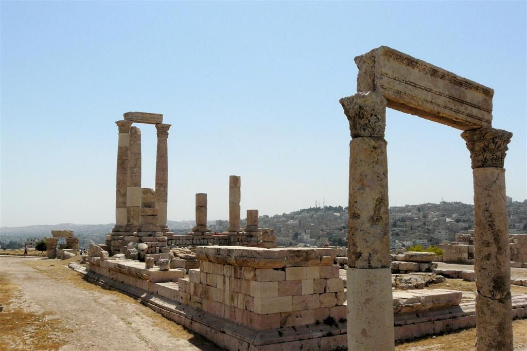 JORDANIЁ - AMMAN - tempel van Hercules