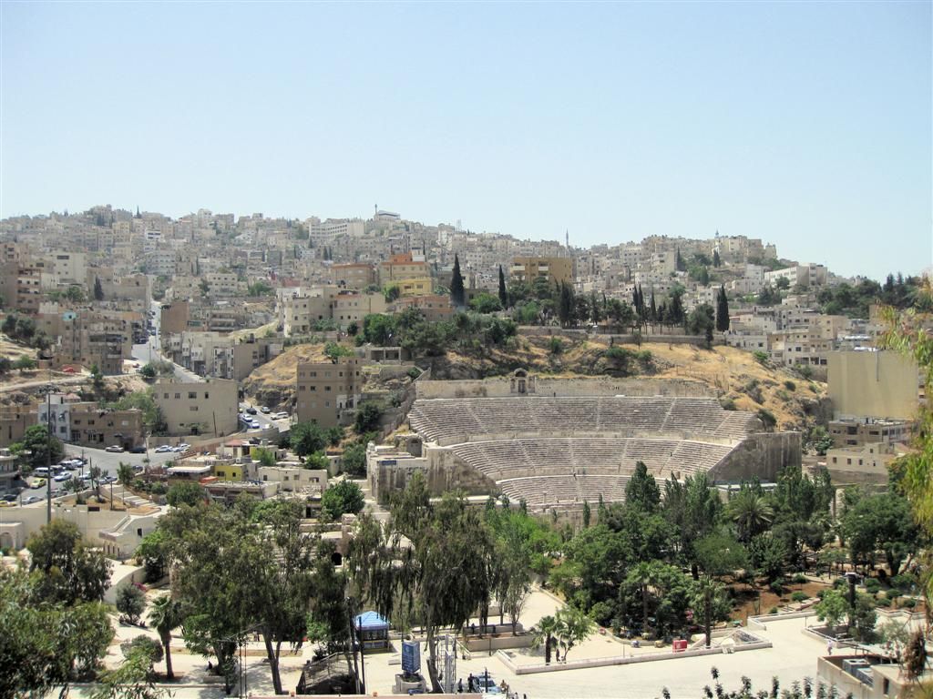 JORDANIЁ - AMMAN - romeins theater in centrum