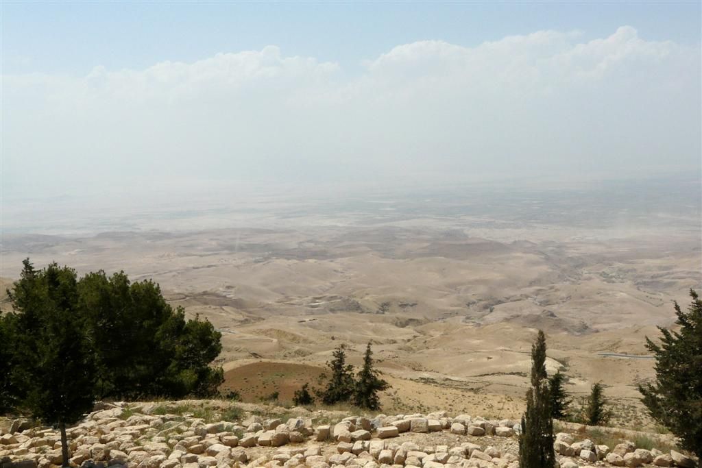 JORDANIЁ - BERG NEBO - uitzicht vanaf de berg