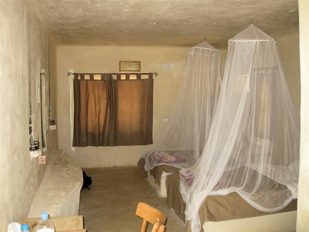 JORDANIЁ - DANA NATIONAL PARK - kamer in ecolodge