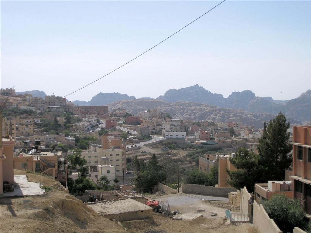 JORDANIЁ - PETRA - huidige dorp Petra