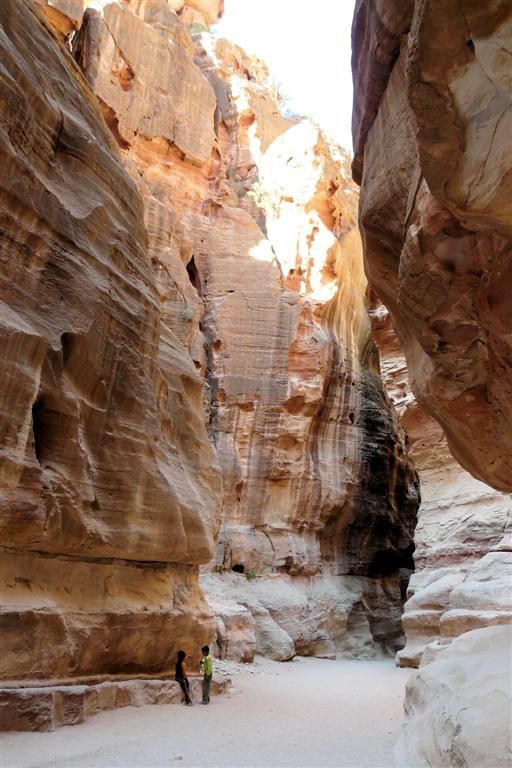 JORDANIЁ - PETRA - weg door de Siq