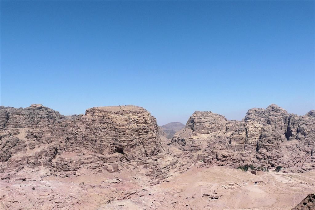 JORDANIЁ - PETRA - uitzicht vanaf hoge offerplaats voor dieren