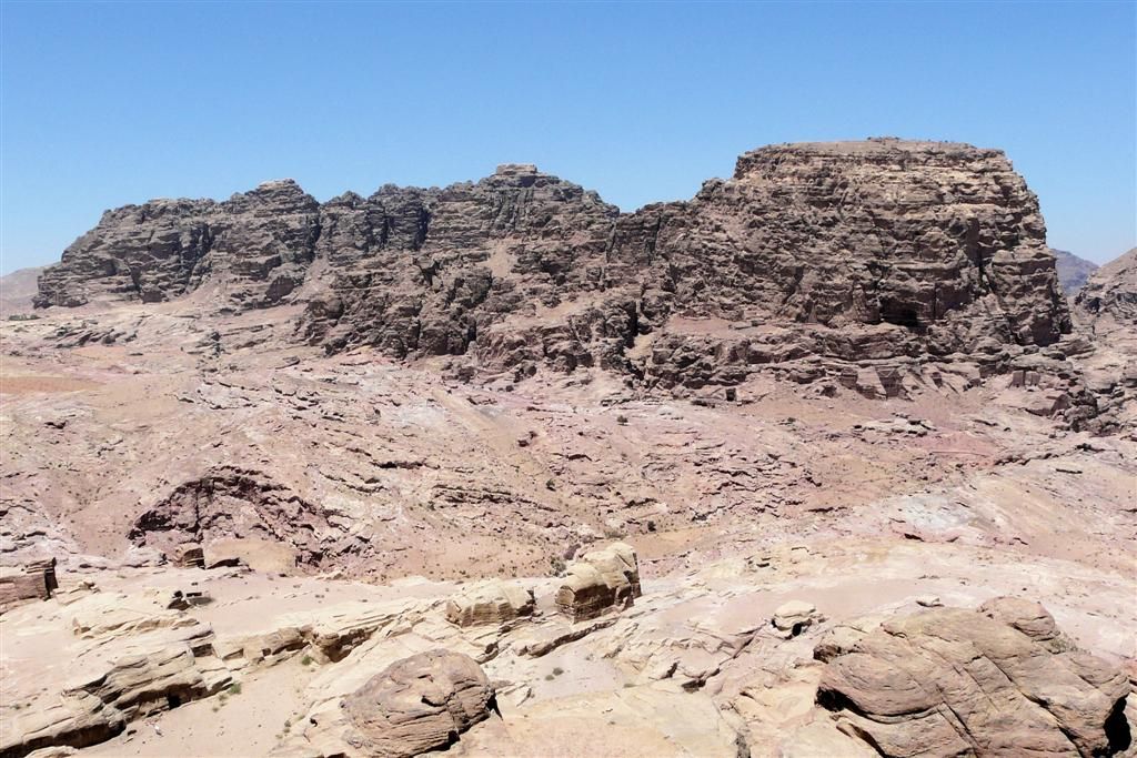 JORDANIЁ - PETRA - uitzicht onderweg