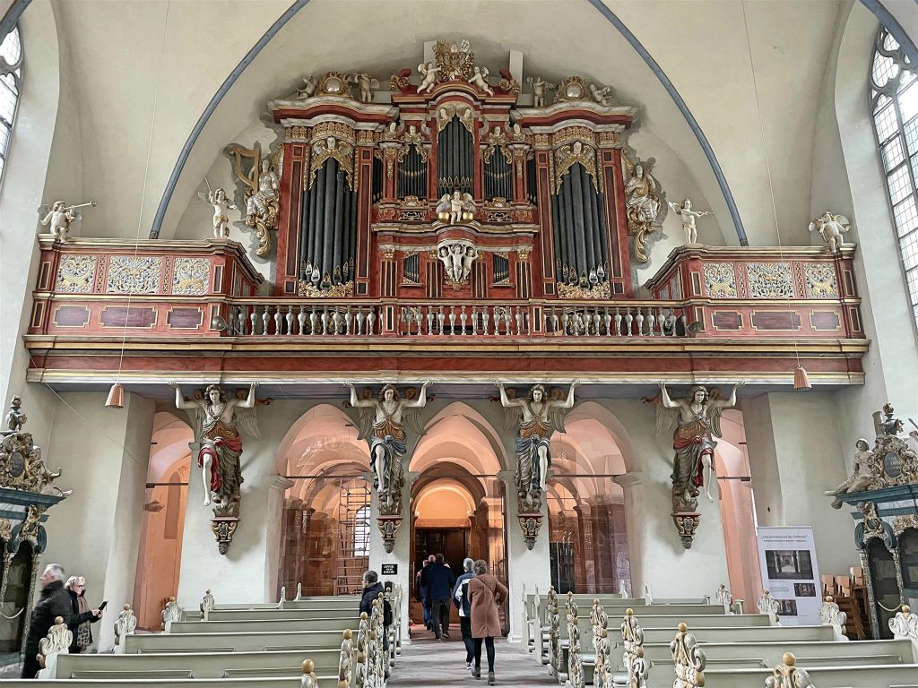 HÖXTER - het orgel in het westwerk van de abdij van Corvey