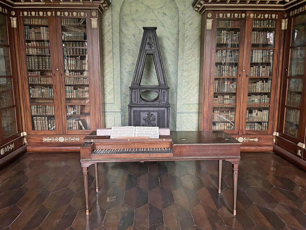 HÖXTER - de bibliotheek van de abdij van Corvey